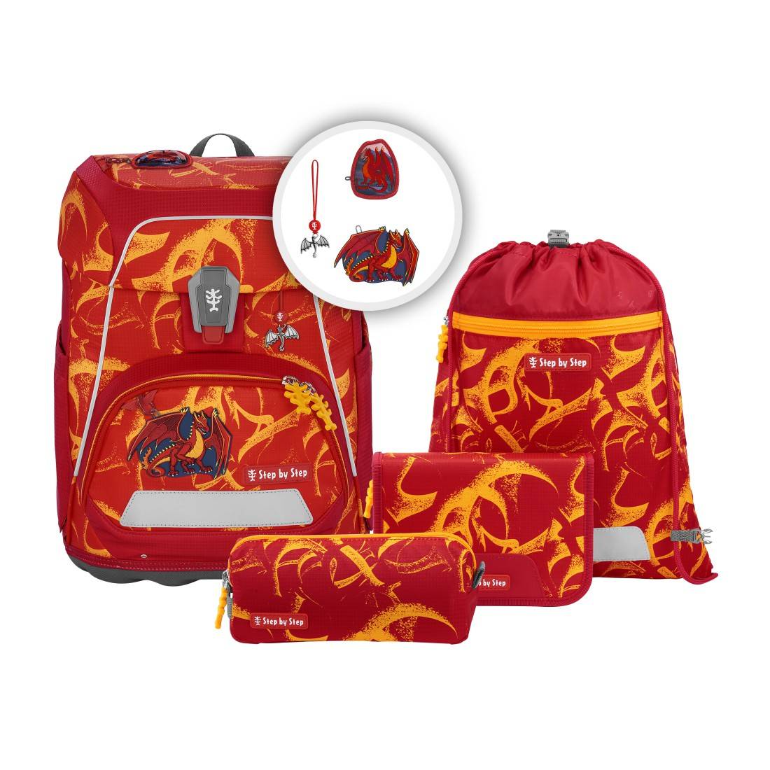 Step by Step FIT Schulranzenset 5tlg. Dragon Toro