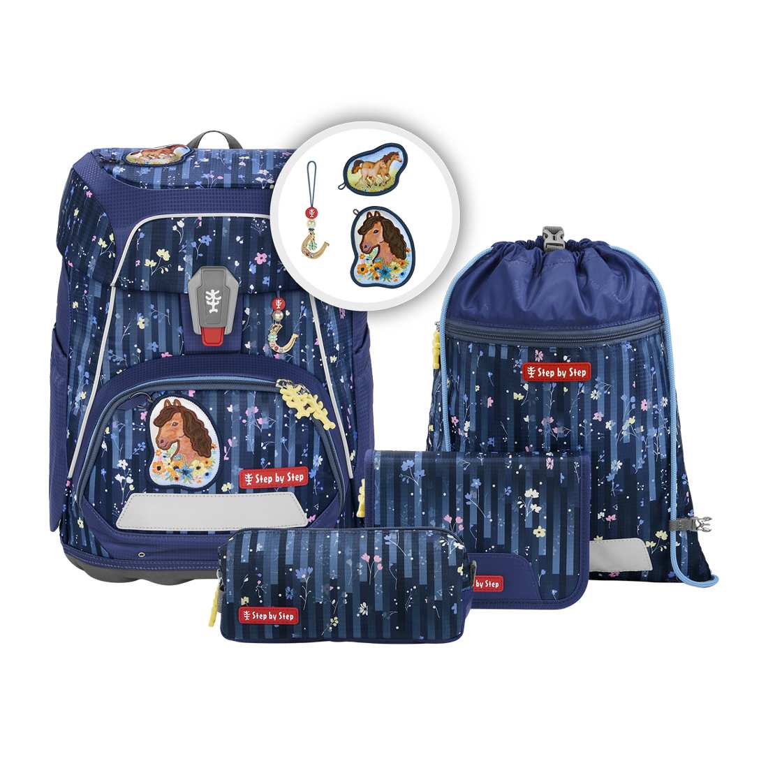 Step by Step FIT Schulranzenset 5tlg. Horse Mila