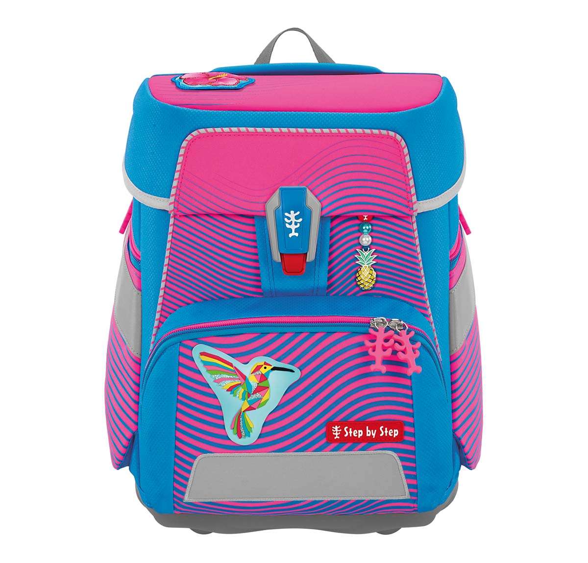 Step by Step Space NEON Schulranzenset 5tlg. Kolibri Kaja