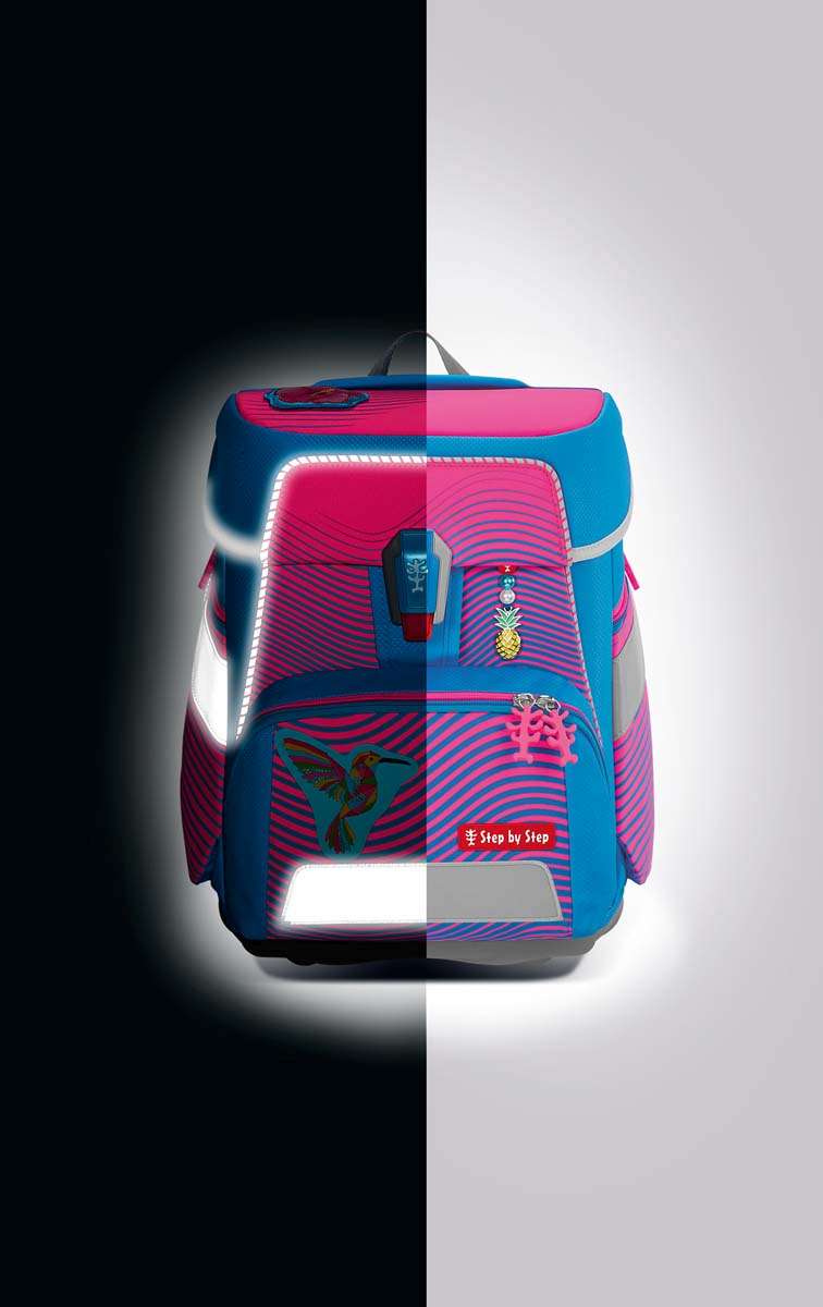 Step by Step Space NEON Schulranzenset 5tlg. Kolibri Kaja