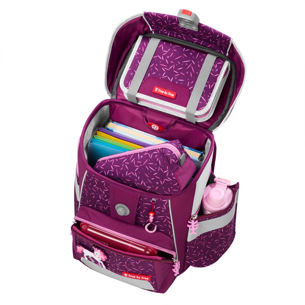Step by Step Space Schulranzenset 5tlg. Pretty Unicorn Nuala