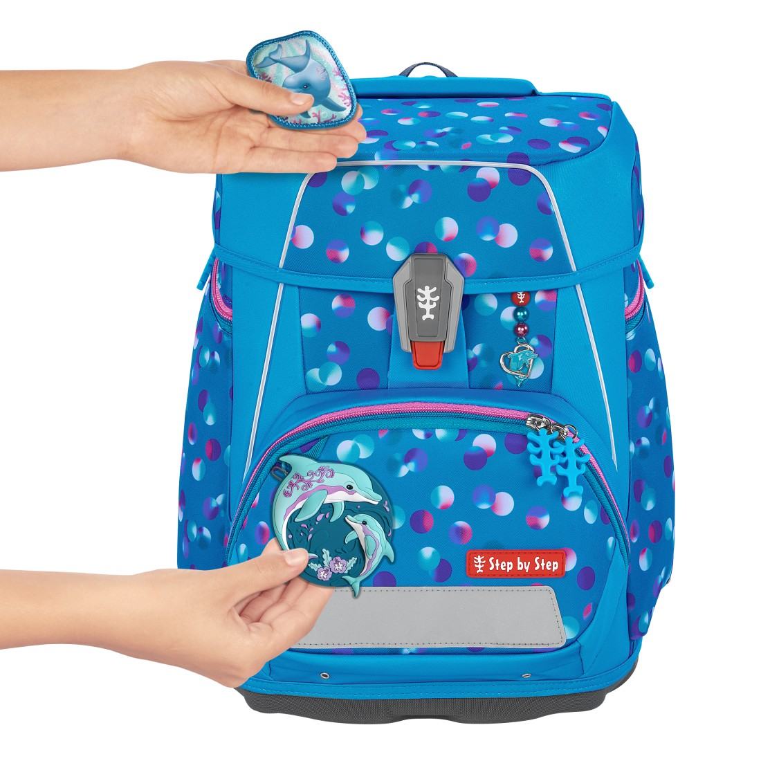 Step by Step Space Schulranzenset 5tlg. Dolphin Finja