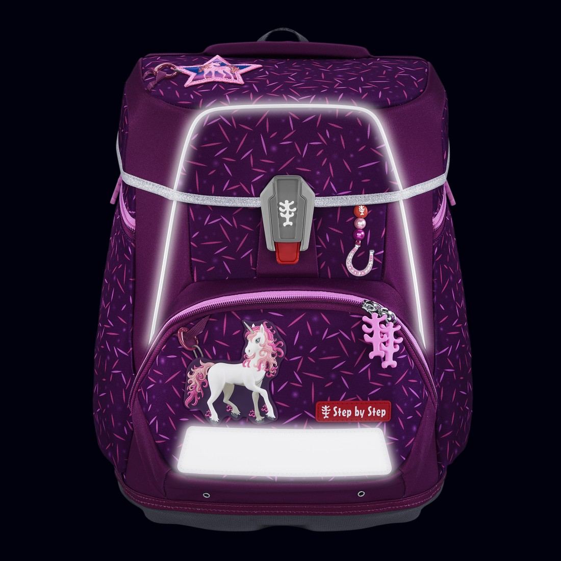 Step by Step Space Schulranzenset 5tlg. Pretty Unicorn Nuala