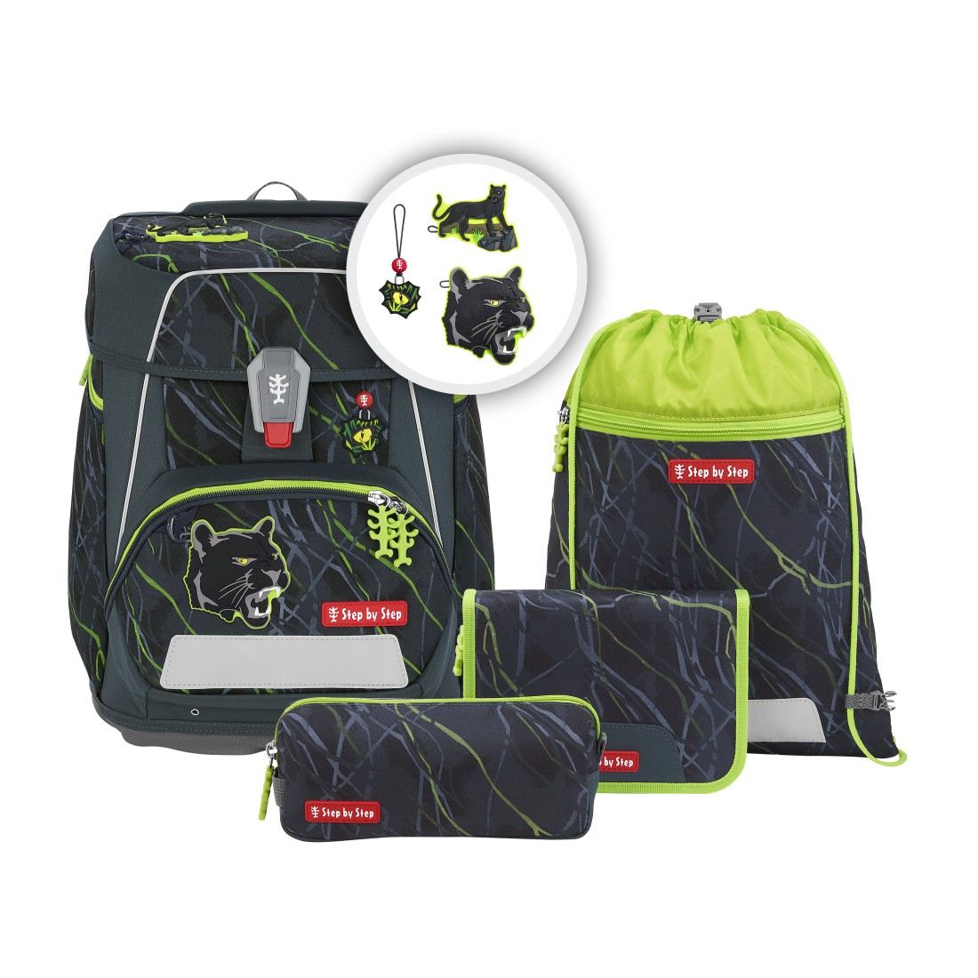 Step by Step Space Schulranzenset 5tlg. Danger Cat Chiko