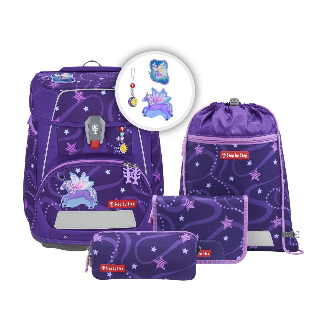 Step by Step Space Schulranzenset 5tlg. Pegasus Emily