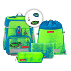 Step by Step Space NEON Schulranzenset 5tlg. Race Car Chuck