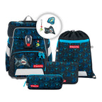 Step by Step Space Shine Schulranzenset 5tlg. Shark Dexter