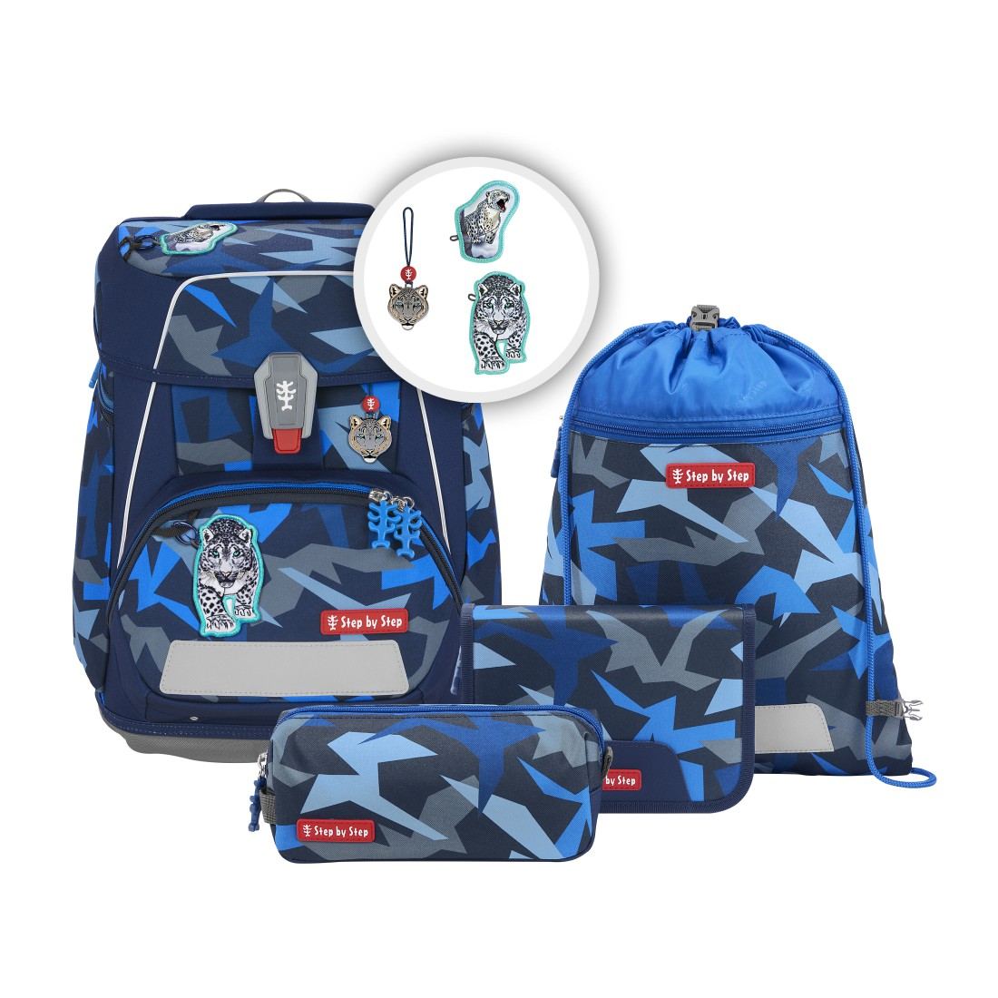 Step by Step Space Schulranzenset 5tlg. Snow Leopard Arko