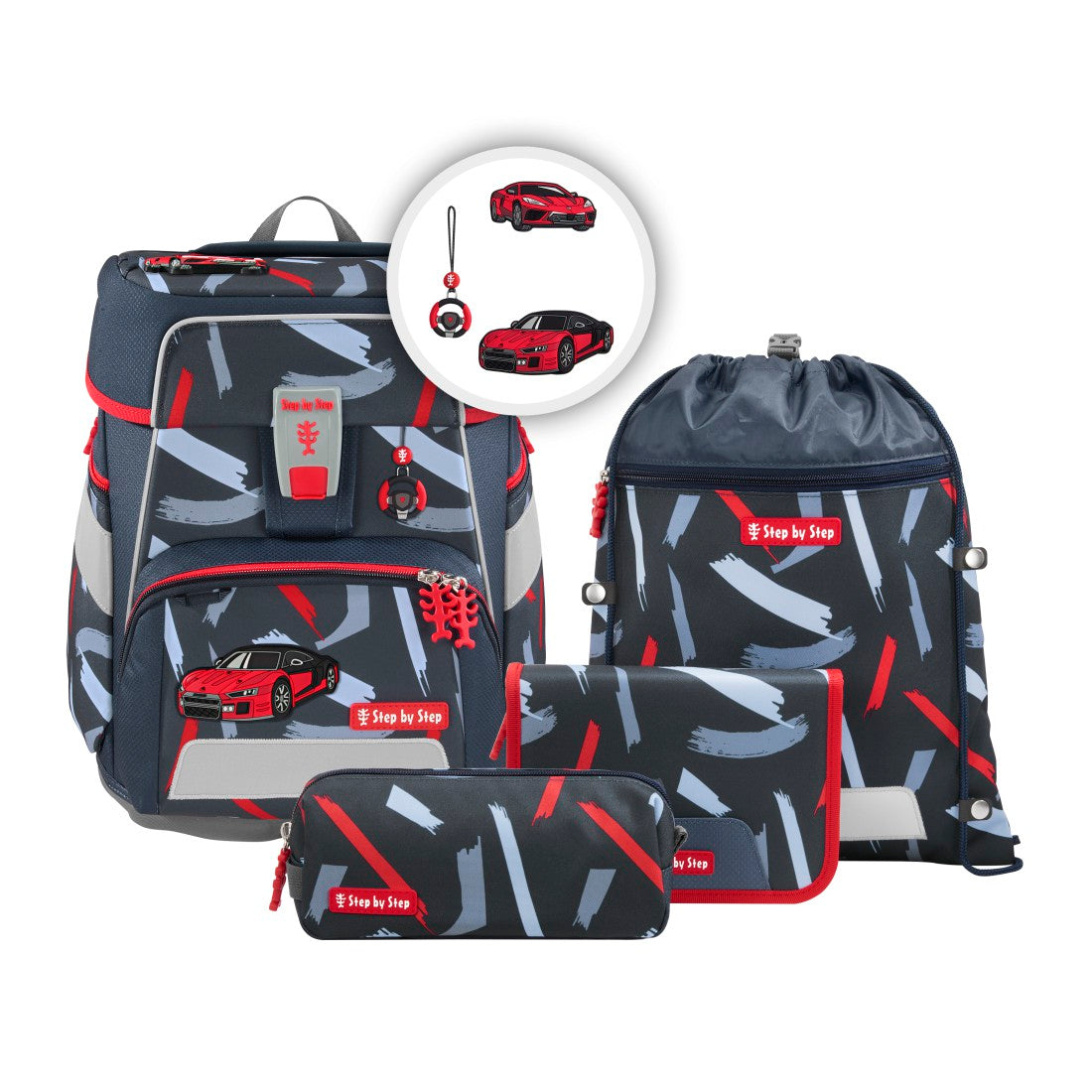 Step by Step Space Schulranzenset 5tlg. Sports Car Mick