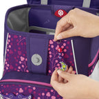 Step by Step Space Shine Schulranzenset 5tlg. Butterfly Night Ina