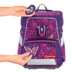 Step by Step Space Shine Schulranzenset 5tlg. Butterfly Night Ina