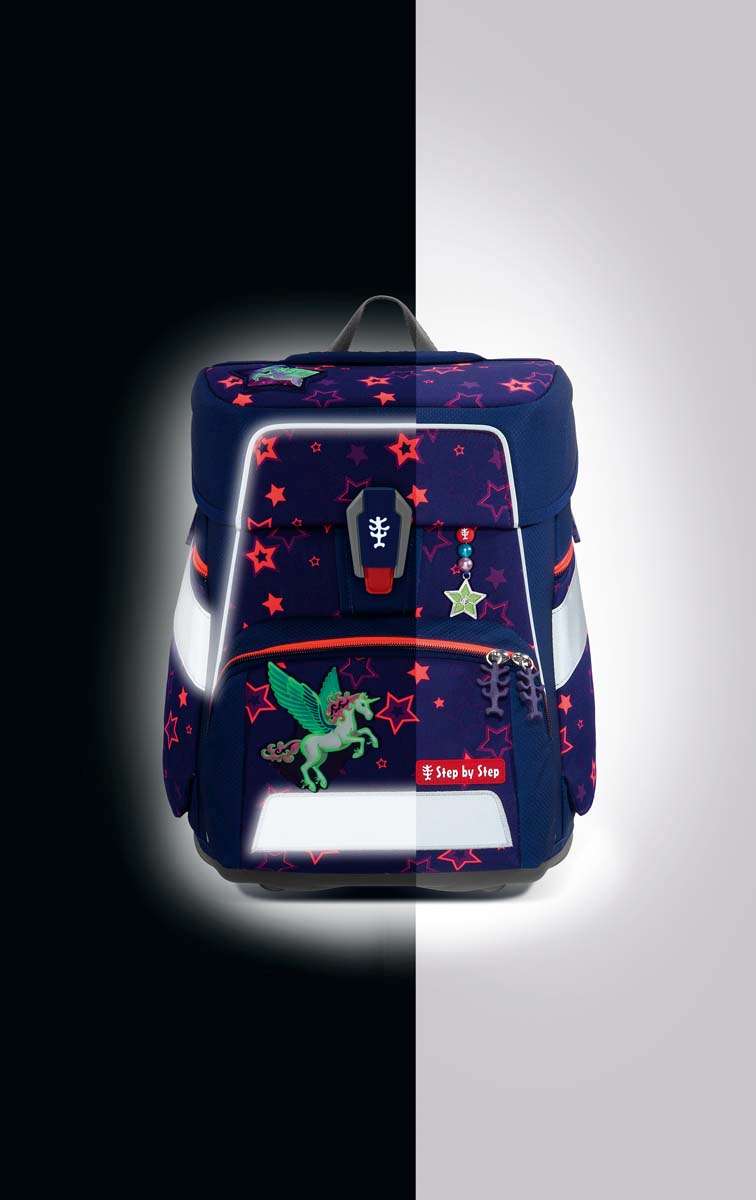Step by Step Space Shine Schulranzenset 5tlg. Pegasus Night Nuala