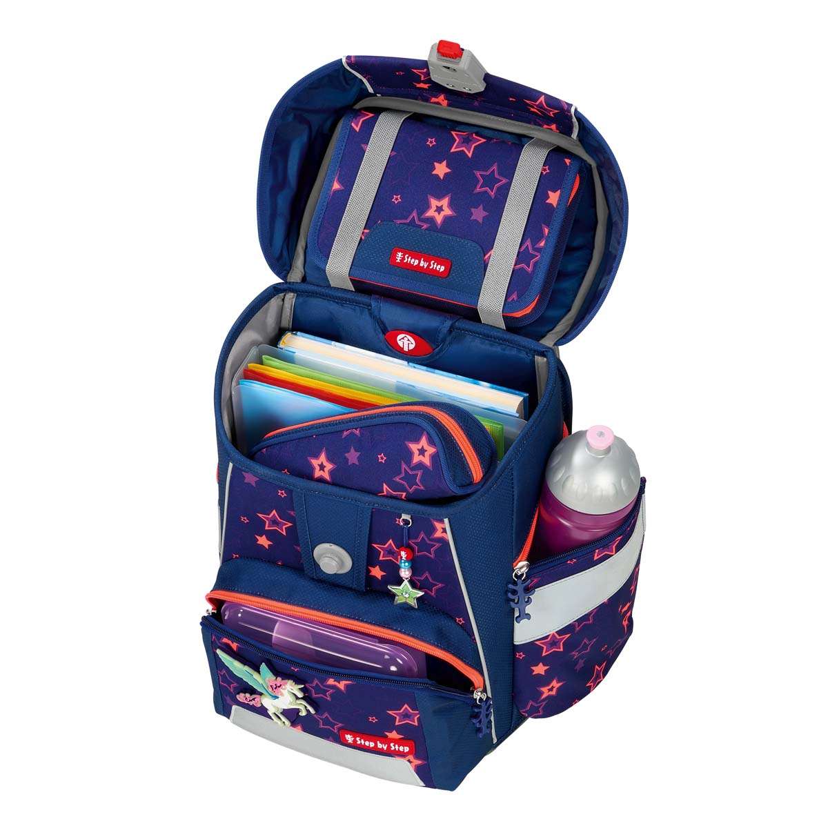 Step by Step Space Shine Schulranzenset 5tlg. Pegasus Night Nuala