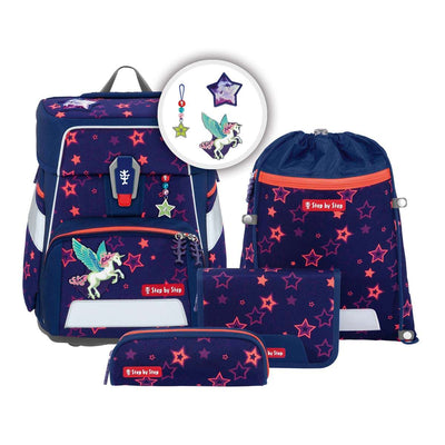 Step by Step Space Shine Schulranzenset 5tlg. Pegasus Night Nuala