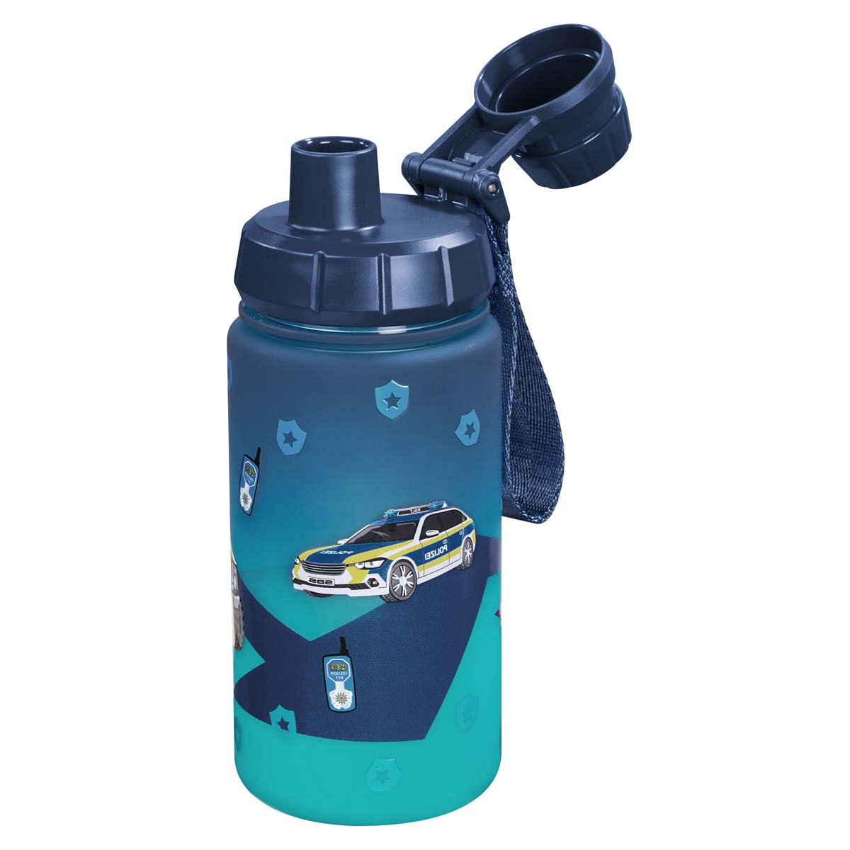Step by Step Trinkflasche Police