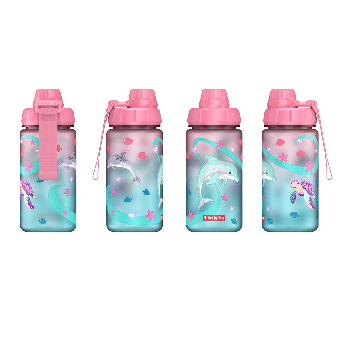 Step by Step Trinkflasche Sealife