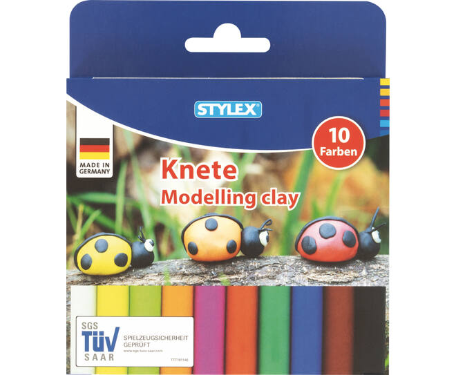 Stylex Knete zum Modellieren in 10 Farben