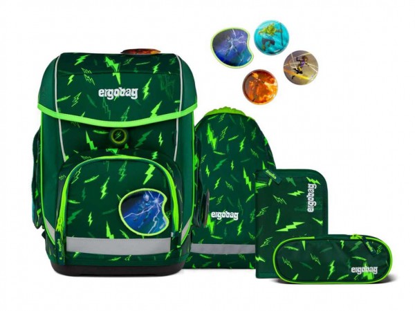 Ergobag Cubo Schulranzenset 5tlg. Bärtastisch LUMI 2025