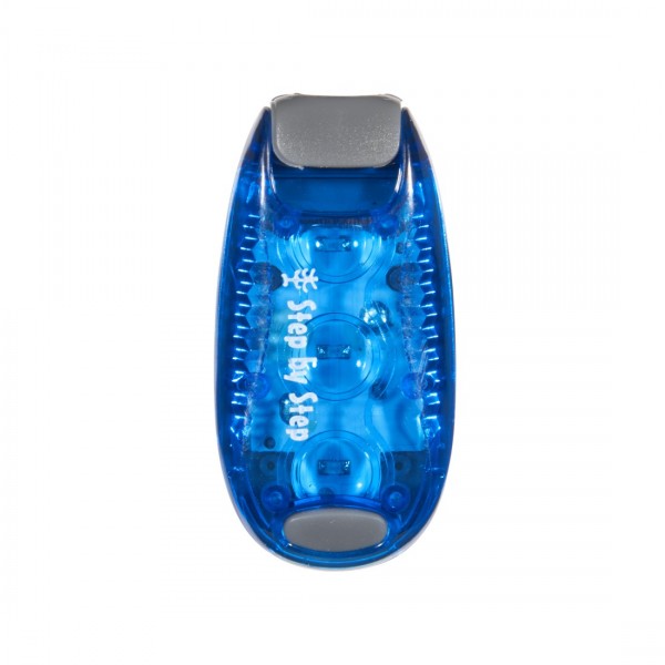 Step by Step LED Sicherheitsklemmleuchte blau