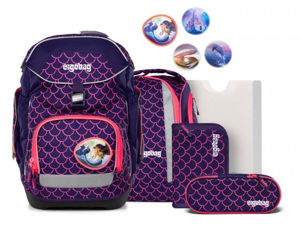 Ergobag Pack Schulrucksack Set 6-teilig PerlentauchBär LUMI 2025