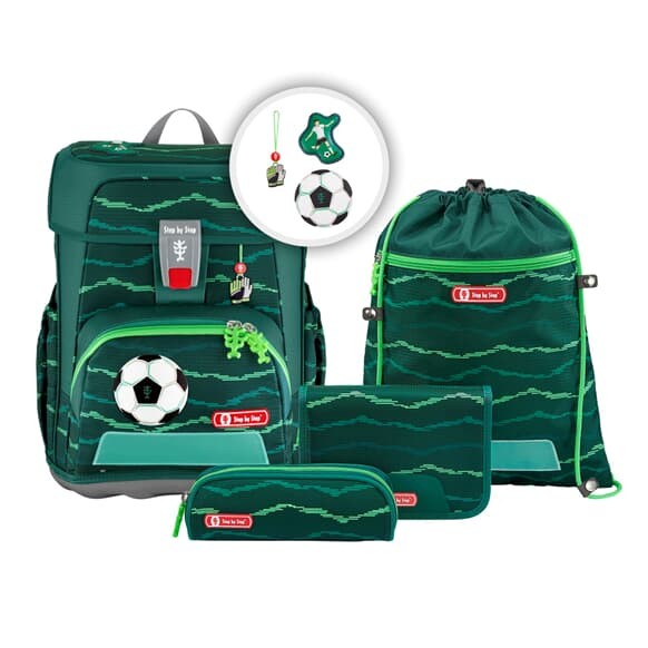 Step by Step Cloud Schulranzenset 5tlg. Soccer Star