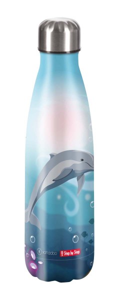 Step by Step Edelstahl Trinkflasche Dolphin Pippa