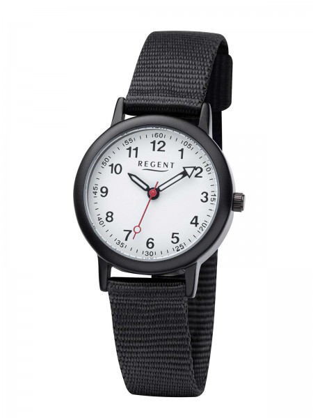 Regent Kinderuhr Schwarz F-1371