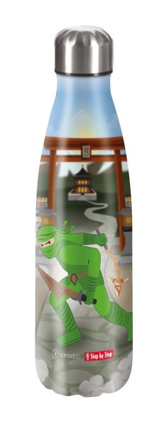 Step by Step Edelstahl Trinkflasche Ninja Kimo