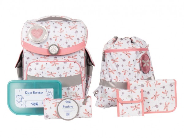School Mood Timeless Schulranzenset Dragonfly (Nordic Collection) 7tlg.