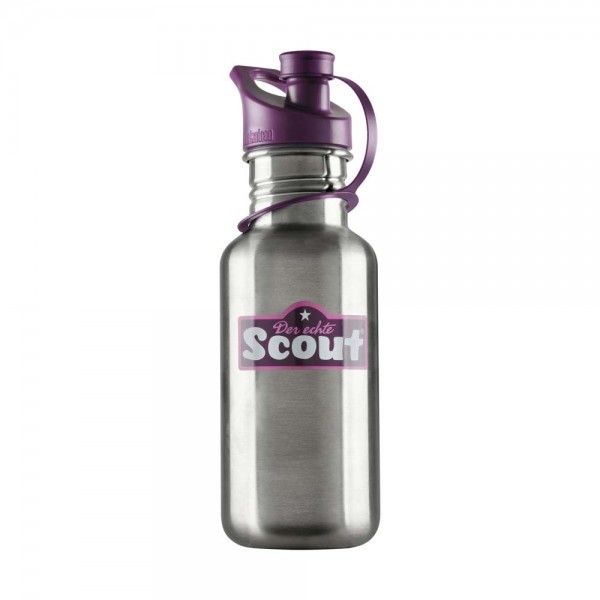 Scout Trinkflasche Edelstahl Violett