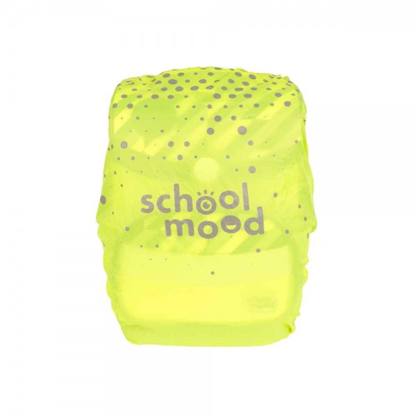 School Mood Regenschutzhülle für Schulranzen, gelb