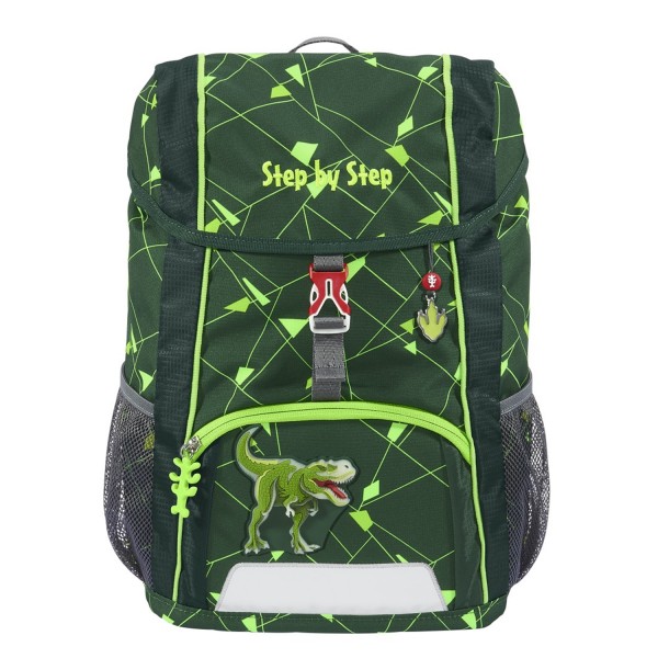 Step by Step JUNIOR KID Shine Kindergartenrucksack-Set 3tlg. Dino Night Tyro