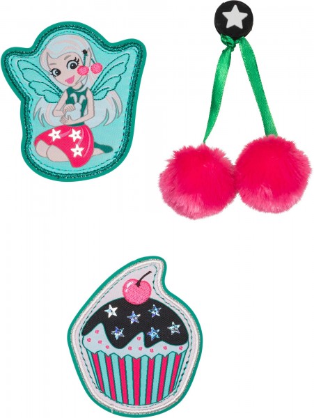 Scout Funny Snaps 3er-Set Pink Cherry