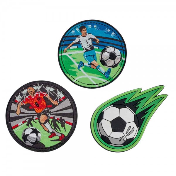 DerDieDas Buttons 3-teilig Soccer Green