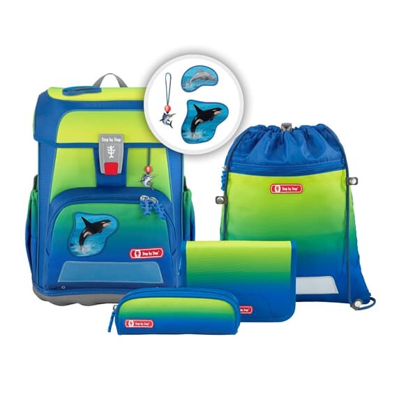 Step by Step Cloud Ocean Schulranzenset 5tlg. Orca