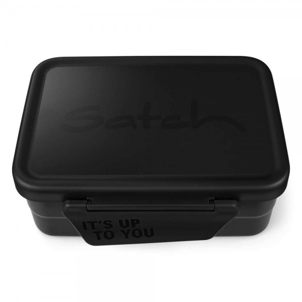 Satch Edelstahl Lunchbox Brotzeitbox Set Black