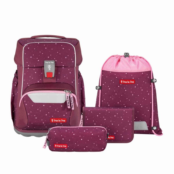 Step by Step Basis Schulranzenset 4tlg. Berry Stars