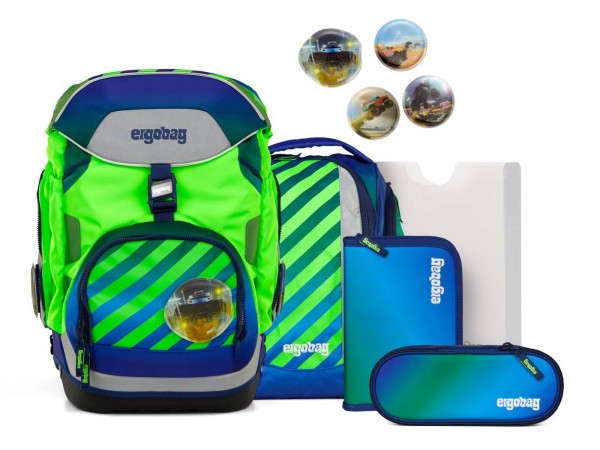 Ergobag Pack Schulrucksack Set 6-teilig TruckBär 2025