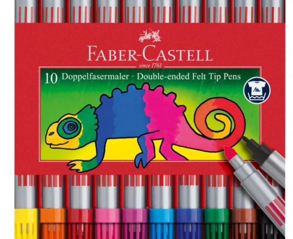 Faber-Castell Doppelfasermaler (10 Stück)