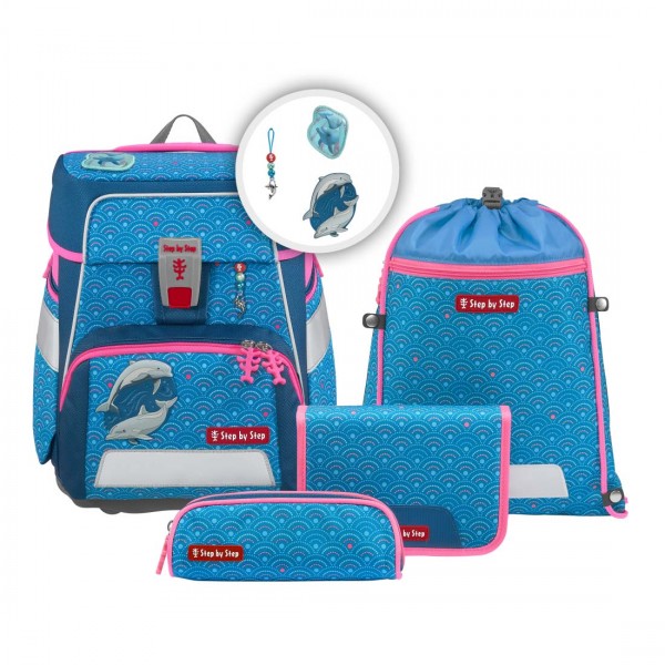 Step by Step Space Schulranzenset 5tlg. Dolphin Pippa